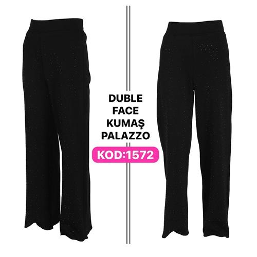 Yılmazcan ÇT 1572-1 Kız Çocuk Palazzo Ön Full Taş Baskılı İspanyol Tayt 8-12 Yaş