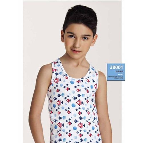 Güryıldız 28001 Erkek Çocuk Empirme Elastane Atlet