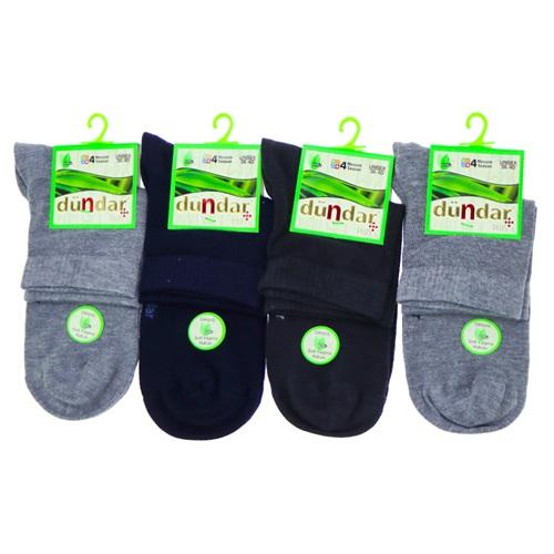 Dündar 0638 Erkek Unisex Bambu Likralı Dikişsiz Uzun Konç Çorap
