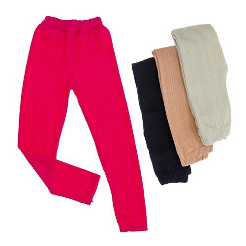 Meleğim 0210 Kız Çocuk Saç Örgü İspanyol Tayt 5-12 Yaş