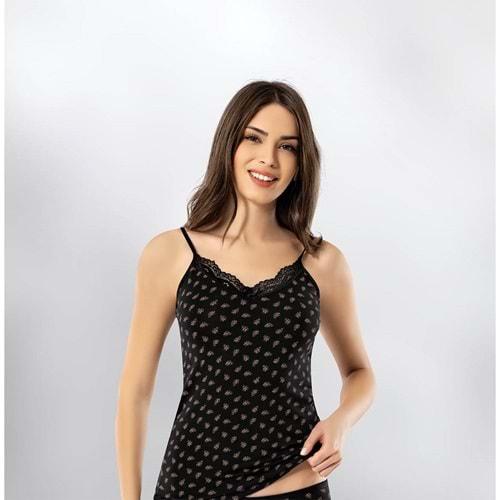 Kota 6134 Bayan İp Askı Baskılı Atlet