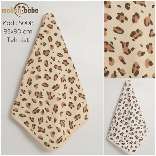 Melish Bebe 5008 Bebe Penye Raporlu Leopar Desenli Tek Kat Battaniye 0-1 Yaş