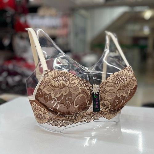 Ebru 1153 Bayan Dantelli Silikonlu Dolgulu Sütyen Takım 75-95