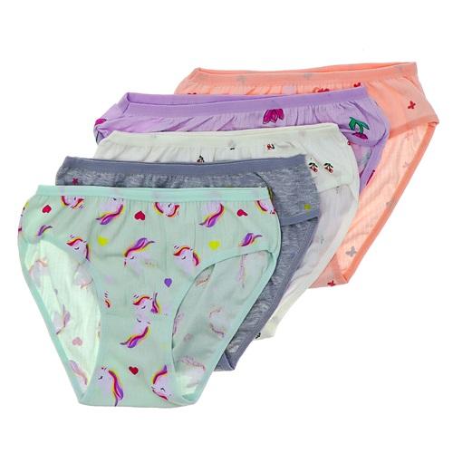 İntimo Kids 2546 Kız Çocuk Penye Raporlu Baskılı Bikini Külot