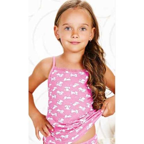 İntimo Kids 2533 Kız Çocuk Raporlu Baskılı İp Askılı Atlet (6 Lı)