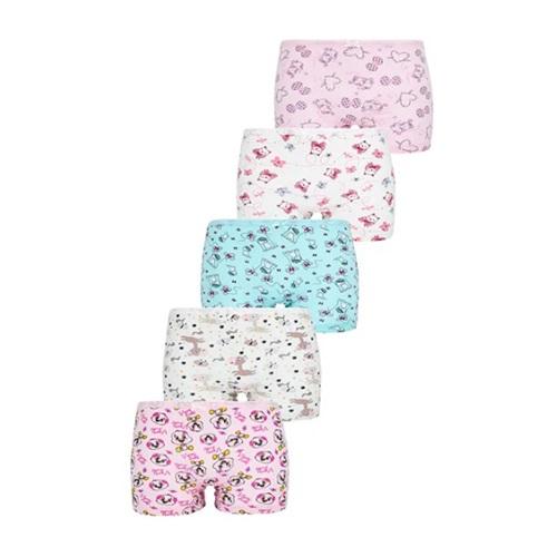 İntimo Kids 2547 Kız Çocuk Penye Raporlu Baskılı Boxer