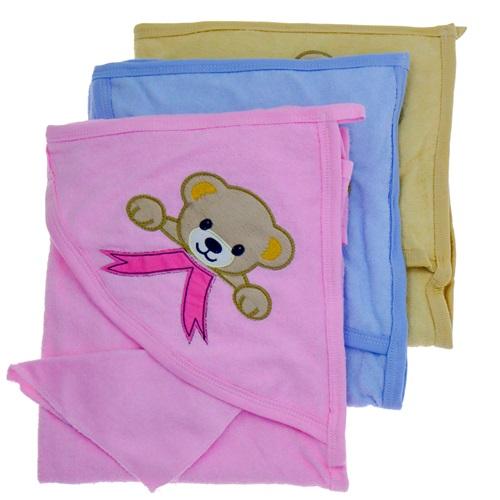 Bebaylin 20118 Bebe Sevimli Ayıcık Nakışlı Şapkalı Havlu 0-1 Yaş