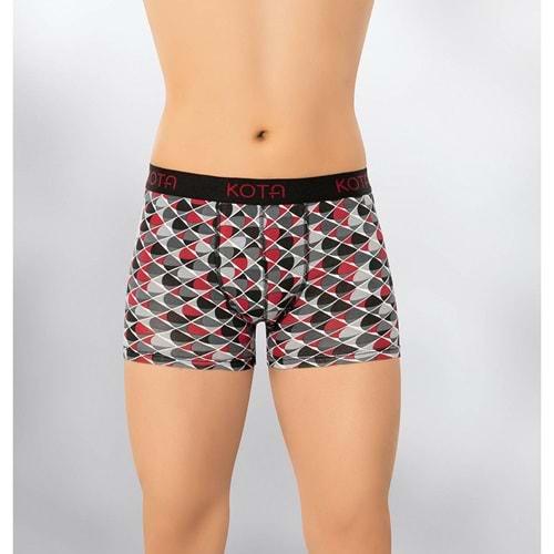 Kota 1015 Erkek Baskılı Boxer Baksır