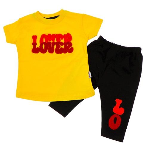 Mini Club 276 Kız Bebe Penye Süzine Lover Nakışlı Takım 6-24 Ay