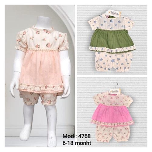 Lupita 4768 Kız Armürlü 2 Li Takım 6-18 Ay