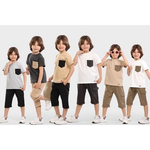 Mixperry 7275 Erkek Çocuk Alt Kolombiya Kaprili 2 Li Takım 3-6 Yaş