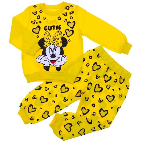 Lupita 5669 Kız Çocuk Simli Micky Baskılı 2 Li Takım 3-6 Yaş