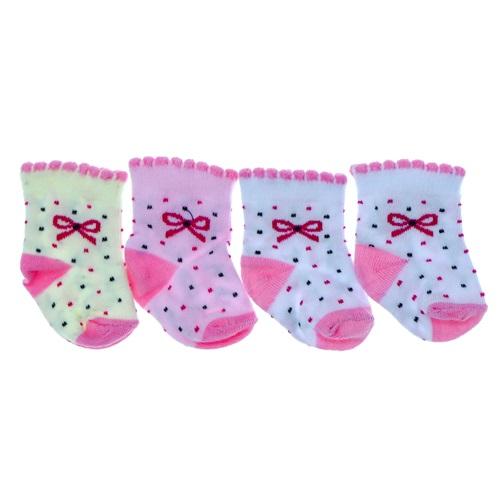 Fındık Kız Bebe Likralı Soket Çorap 12 Li