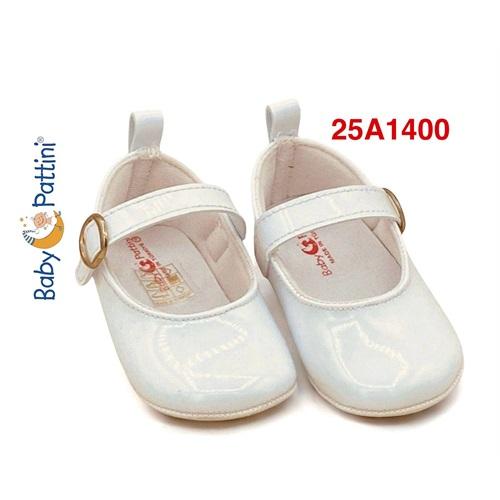 Baby Pattini 25A1400 Kız Bebe Rugan Babet İlk Adım Ayakkabı 6-12 Ay (12 Li)