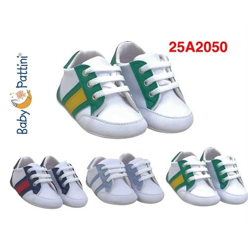 Baby Pattini 24A2050 Erkek Bebe Cool Şeritli Spor İlk Adım Ayakkabı 6-12 Ay (12 Li)