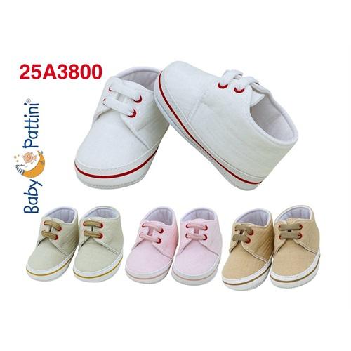 Baby Pattini 24A3800 Bebe Müslin Makosen İlk Adım Ayakkabı 6-12 Ay (12 Li)