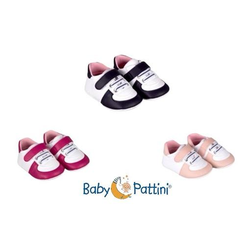Baby Pattini 24A2148 Kız Bebe Cırtlı Spor İlk Adım Ayakkabı 6-12 Ay (12 Li)