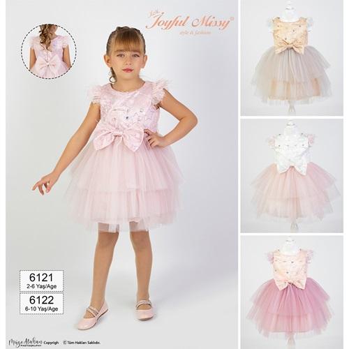 Joyful 6122 Kız Çocuk Abiye 6-10 Yaş