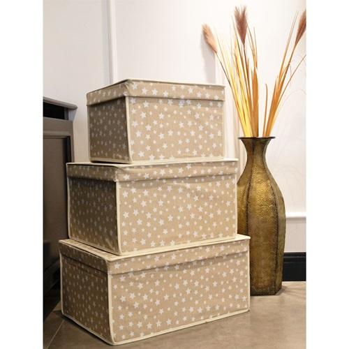 Vay Be Mini Desenli Çok Amaçlı Saklama Kutusu 25x30x40 Cm - Karışık Renk - 25X30X40 CM