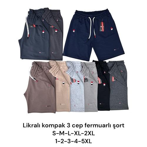 Erkam 713 Erkek Kompak 3 Cepli Şort S-2XL
