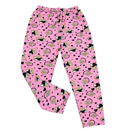 Genç Kardeşler Bayan Battal Milan Pijama Tek Alt XL-3XL (6 Lı)