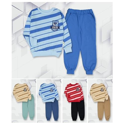 One Boys 616 Erkek Çocuk 2 İp Sıfır Yaka Wınter Eagles Baskılı Takım 1-4 Yaş