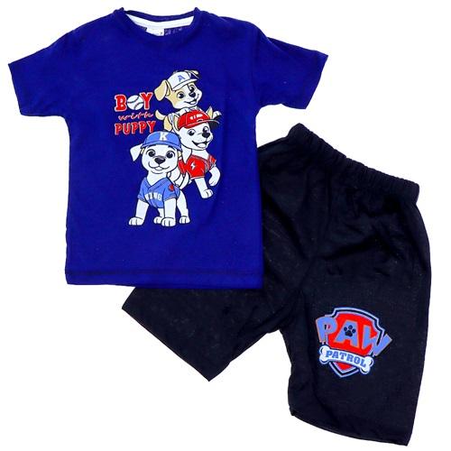 Ayhan Tekstil Erkek Çocuk Penye Boy With Puppy Baskılı Takım 2-7 Yaş