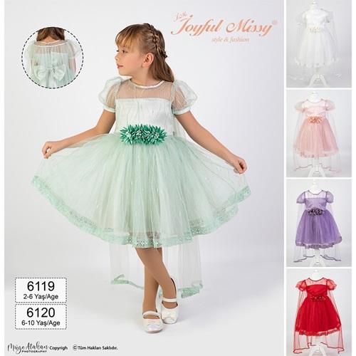 Joyful 6120 Kız Çocuk Abiye 6-10 Yaş