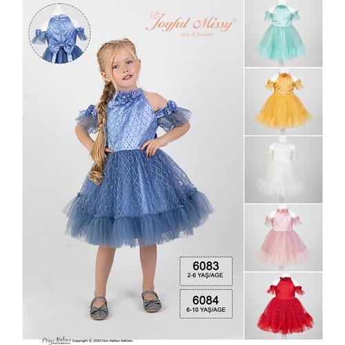 Joyful 6084 Kız Çocuk Abiye 6-10 Yaş