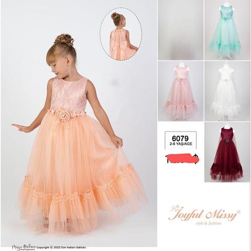 Joyful 6079 Kız Çocuk Abiye 2-6 Yaş