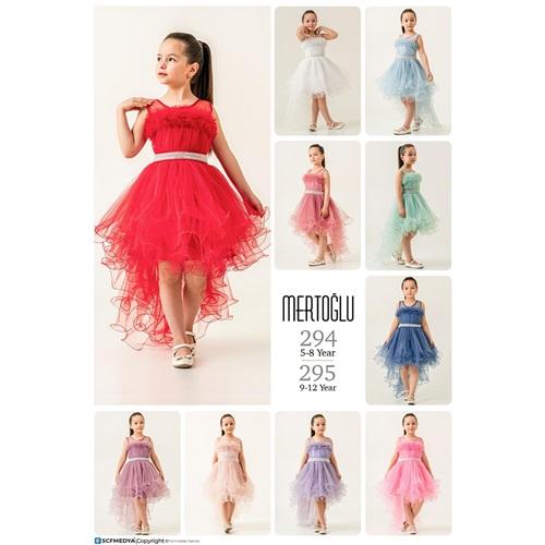 Mertoğlu 295 Kız Çocuk Abiye Elbise 9-12 Yaş
