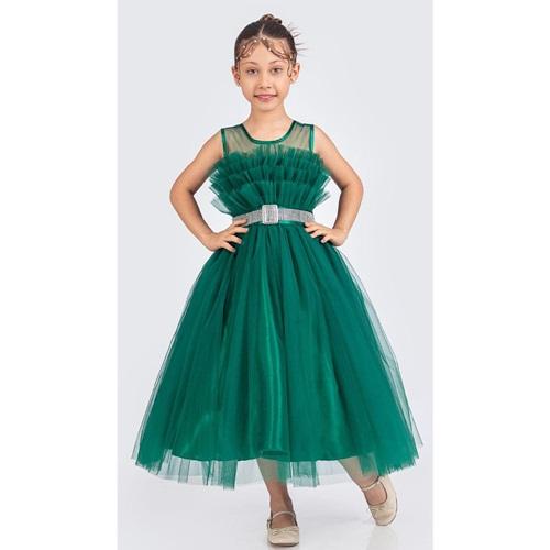 Mertoğlu 289 Kız Çocuk Taşlı Çemberli Abiye 7-10 Yaş