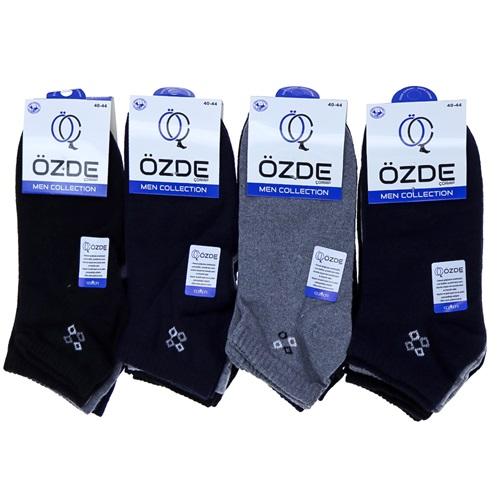 Özde 7244 Erkek Penye Likralı 3 Lü Patik Çorap