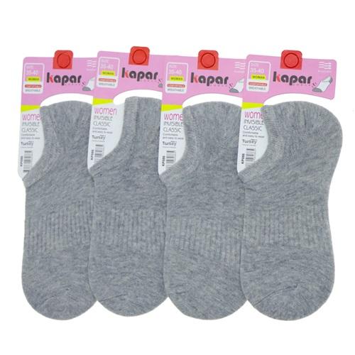 Kapar Kp086 Bayan Penye Dikişsiz Burun Likralı Snıckers Çorap