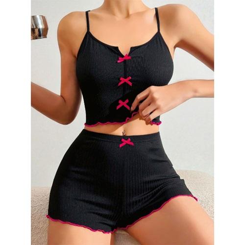 Lily Bianca 13026 Bayan Fantazi Şortlu Takım Gecelik