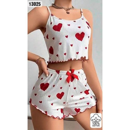 Lily Bianca 13025 Bayan Fantazi Şortlu Takım Gecelik