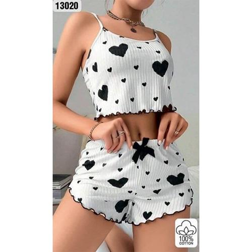 Lily Bianca 13020 Bayan Fantazi Şortlu Takım Gecelik