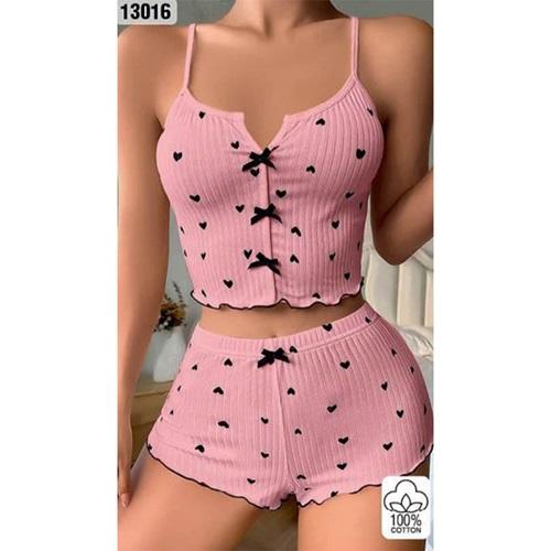 Lily Bianca 13016 Bayan Fantazi Şortlu Takım Gecelik