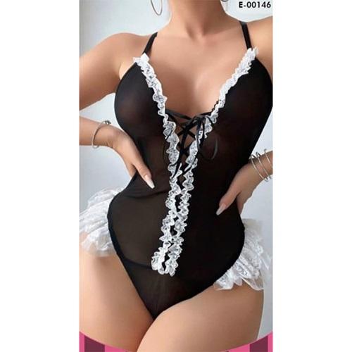 Jesıca Bella E-00146 Bayan Dantelli Fantazi Gecelik