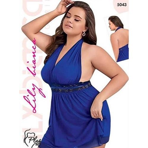 Lily Bicnca 5043 Bayan Dantelli Jartiyerli Fantazi Kısa Gecelik