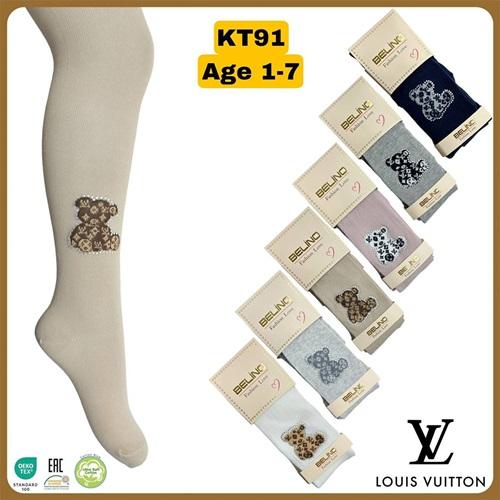 Belino Kız Çocuk Taş Baskılı Likralı Külotlu Çorap (6Lı)