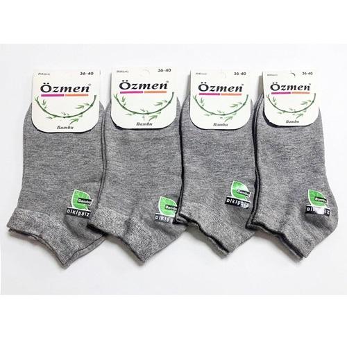 Özmen 3515 Bayan Bambu Dikişsiz Patik Çorap