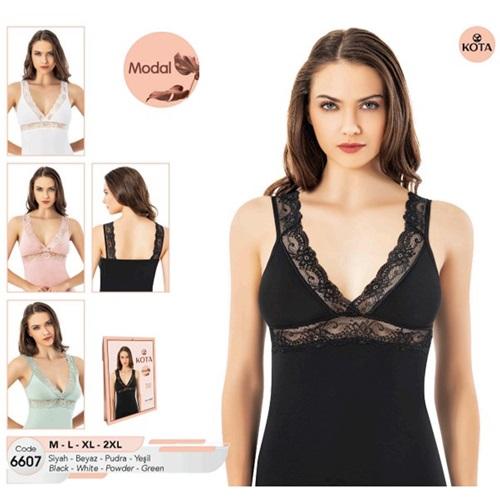 Kota 6607 Bayan Modal Dantel Detaylı Atlet