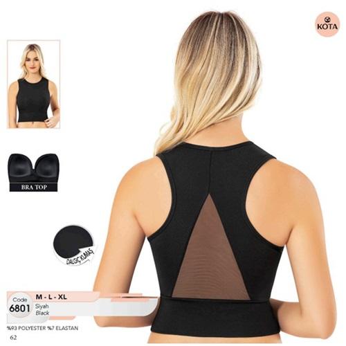 Kota 6801 Bayan Dalgıç Modelli Pedli Krop