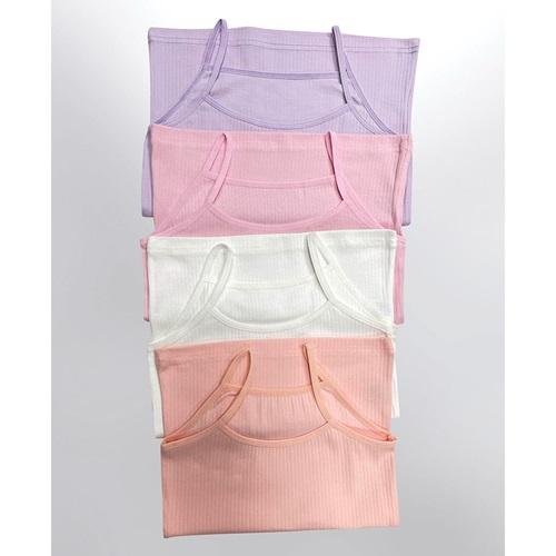 Kota Kids 3420 Kız Çocuk Raporlu Ribana İp Asklı Atlet(6 Lı)