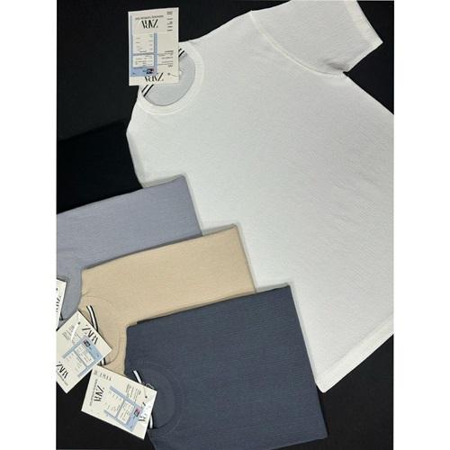 Pıerre Cardin 1335 Erkek Sıfır Yaka Kol Etek Reçme Tişört S-2XL