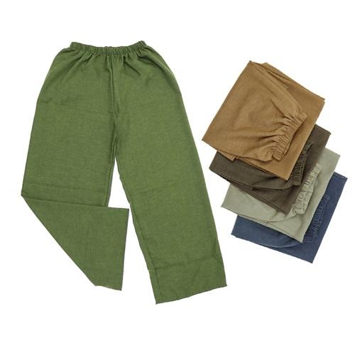 Zümra 5105 Bayan Keten Geniş Paça Alt S-2XL