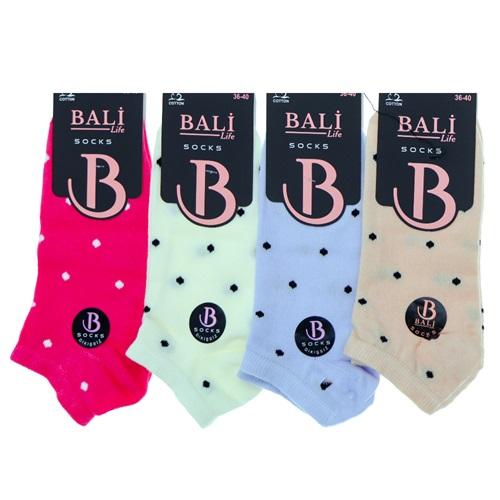 Bali 400 Bayan Cotton Likralı Dikişsiz Patik Çorap