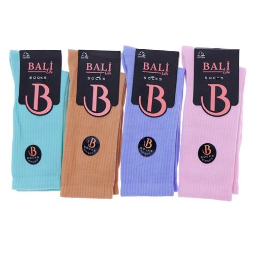 Bali 400 Bayan Cotton Likralı Dikişsiz Çemberli Tenis Çorap