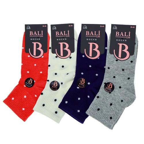 Bali 400 Bayan Cotton Likralı Dikişsiz Yarım Konç Patik Çorap